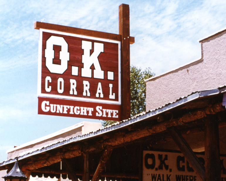 O.K. Corral Sign